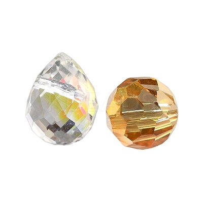 Transparent Glass Pendants GLAA-P070-A-1
