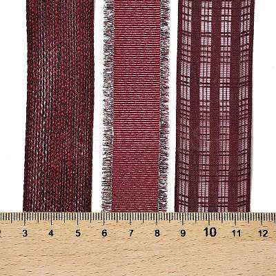 9 Yards 3 Styles Polyester Ribbon SRIB-A014-A11-1
