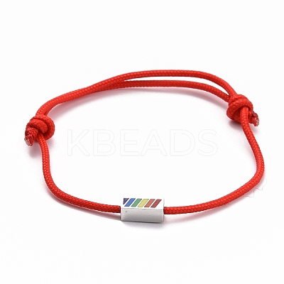 Rainbow Pride Bracelet LS-BJEW-F419-13A-1