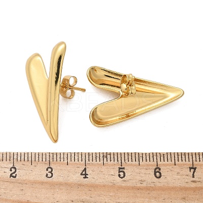 304 Stainless Steel Stud Earrings EJEW-U047-19G-1
