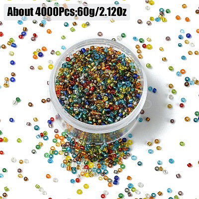 200G Glass Seed Beads SEED-YW0002-85C-1