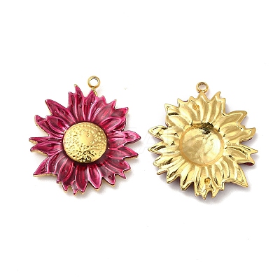 Real 18K Gold Plated 304 Stainless Steel Pendants STAS-A084-29G-07-1