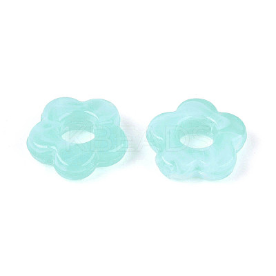 Gradient Color Transparent Acrylic Beads OACR-N137-49T-1