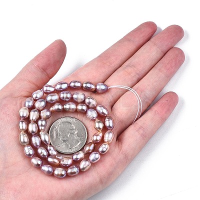 Natural Cultured Freshwater Pearl Beads Strands PEAR-N012-06A-1