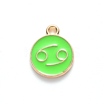 Alloy Enamel Pendants LS-X-ENAM-S124-01A-06D-1