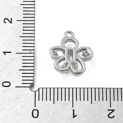 Bass Micro Pave Cubic Zirconia Pendants KK-D283-29P-1