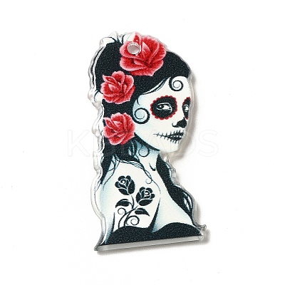 Halloween  Acrylic Pendants SACR-B004-05A-1