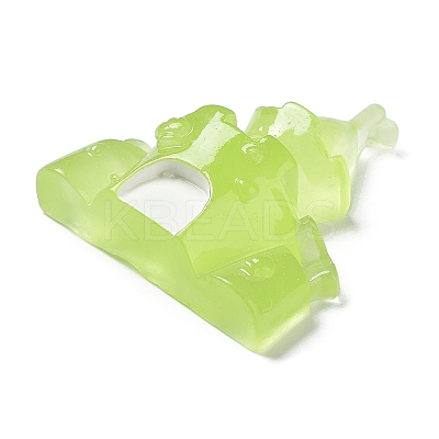 Luminous Resin Cabochons RESI-K028-01B-1