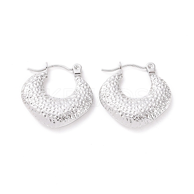 Non-Tarnish 304 Stainless Steel Hoop Earrings for Women EJEW-F287-09P-1