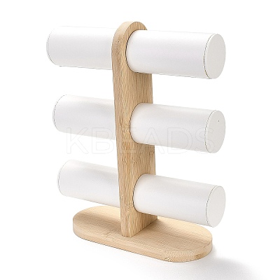 3-Tier Wood Bracelet Organizer Display Racks ODIS-B001-03-1