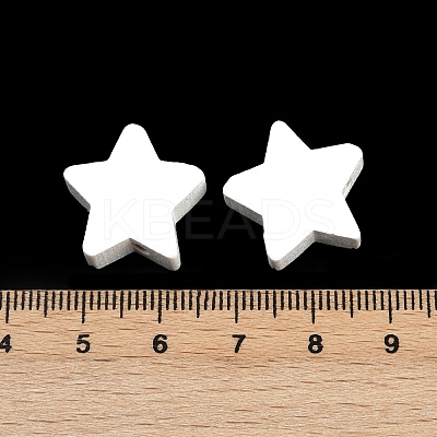 Spray Painted Wood Beads WOOD-F017-01A-1