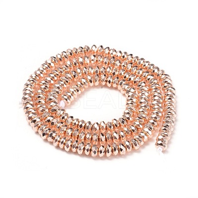 Electroplate Non-magnetic Synthetic Hematite Beads Strands G-I260-08B-1