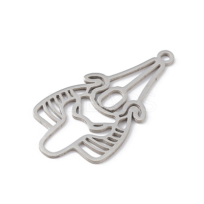Non-Tarnish 201 Stainless Steel Pendants STAS-K250-05P-1