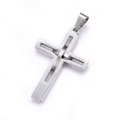 Tarnish Resistant 304 Stainless Steel Pendants STAS-O108-67P-1