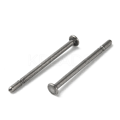 Titanium Stud Earring Findings FIND-R096-02A-P-1