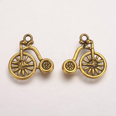 Tibetan Style Alloy Pendants TIBEP-0734-G-LF-1