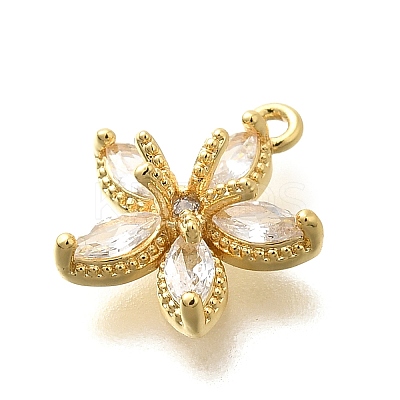Brass Micro Pave Cubic Zirconia Pendants LS-KK-Q035-13G-1