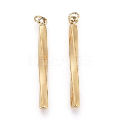 Ion Plating(IP) 304 Stainless Steel Pendants LS-STAS-F256-021G-1