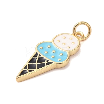 Rack Plating Brass Enamel Pendants KK-S372-03C-02-1