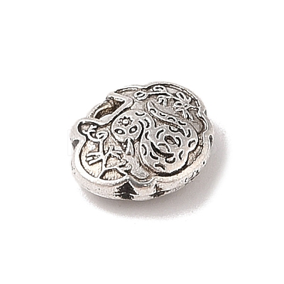 Tibetan Style Alloy Charms TIBE-Q090-17AS-1