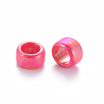 Opaque Acrylic European Beads TACR-S153-41I-1