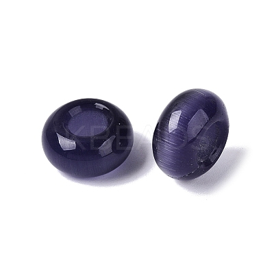 Cat Eye European Beads G-N359-17A-16-1