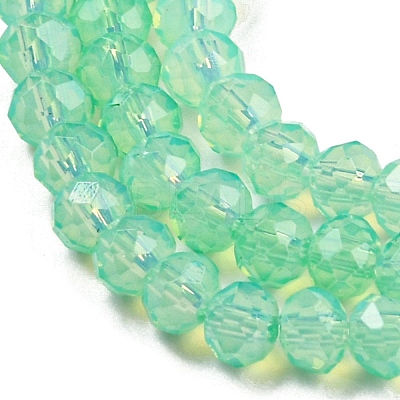 Baking Paint Transparent Glass Beads Strands DGLA-A034-J2mm-B05-1