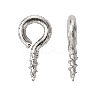 Tarnish Resistant 304 Stainless Steel Screw Eye Pin Peg Bails LS-STAS-Q224-03A-1