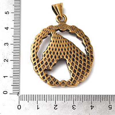 304 Stainless Steel Pendants STAS-Z067-01G-1
