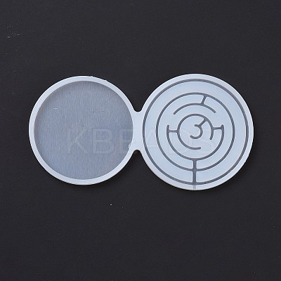 DIY Flat Round Lollipop Making Food Grade Silicone Molds LS-DIY-E051-03-1