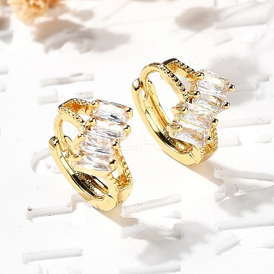 Brass Hoop Earrings EJEW-S256-03C-G-1