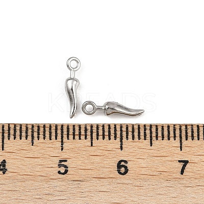 Vegetables 304 Stainless Steel Charms STAS-G356-06P-03-1
