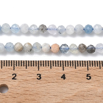 Natural Aquamarine Beads Strands X-G-L651-C09-4mm-1