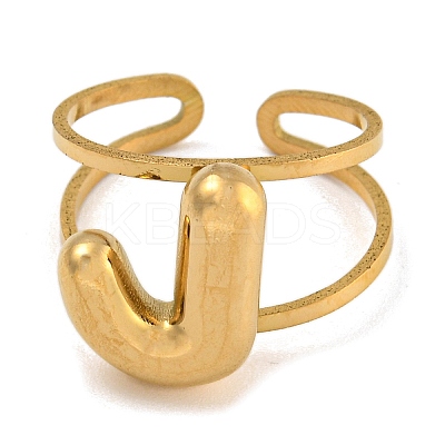 304 Stainless Steel Finger Ring RJEW-L125-02G-10-1