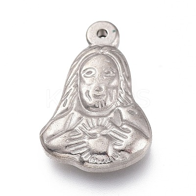 Tarnish Resistant 304 Stainless Steel Pendants STAS-H113-04B-P-1