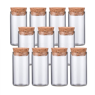 Empty Small Glass Cork Bottles LS-AJEW-WH0035-03-3x6cm-1