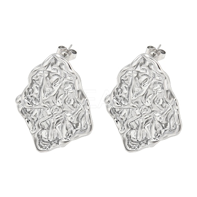 Non-Tarnish 304 Stainless Steel Stud Earrings EJEW-R157-09P-1