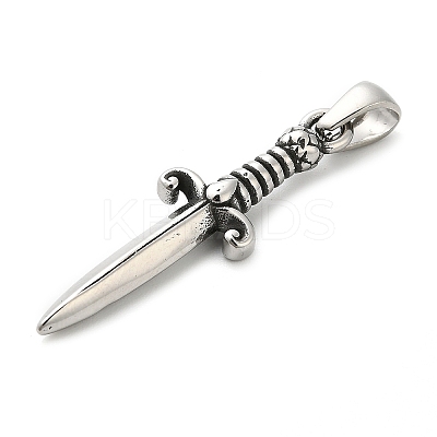 316 Surgical Stainless Steel Pendants STAS-A123-04A-AS-1