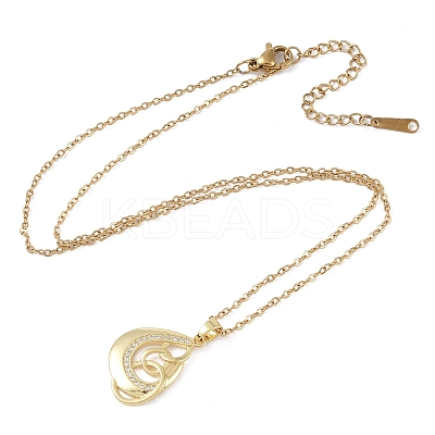 201 Stainless Steel Cable Chain Necklaces NJEW-P309-13G-1