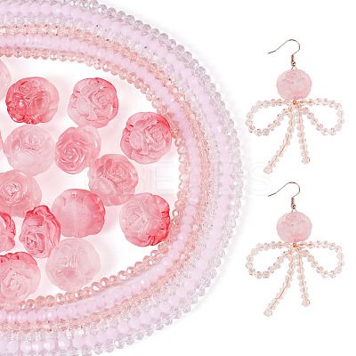 DIY Glass & Acrylic Beads Jewelry Making Finding Kit DIY-TA0009-90-1