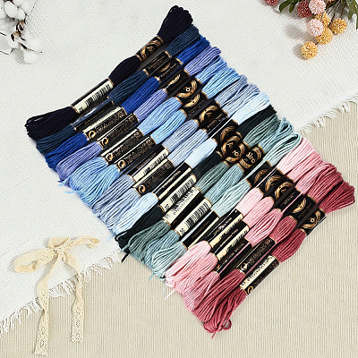 Polyester Embroidery Threads OCOR-WH20074-13B-06C-1