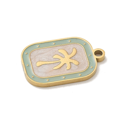 304 Stainless Steel Enamel Pendants X-STAS-I322-83G-C-1