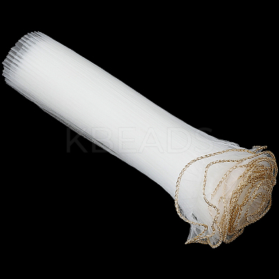 Wrinkled Wavy Gauze Yarn Flower Bouquets Wrapping Packaging DIY-CY0001-78A-1