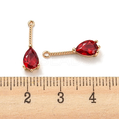 Brass with Cubic Zirconia Pendants LS-KK-Z035-01C-1