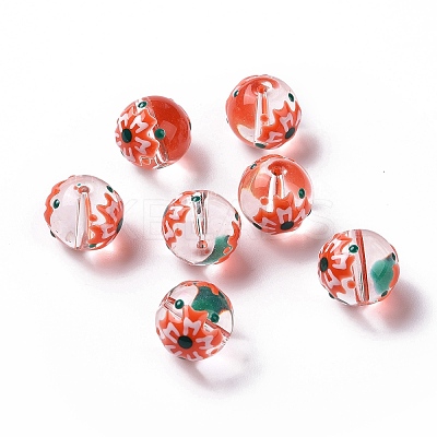Transparent Glass Beads LAMP-B021-03A-02-1