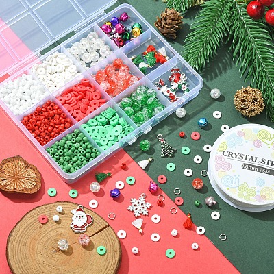 DIY Christmas Bracelet Making Kit DIY-YW0006-86-1