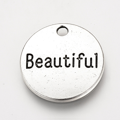 Tibetan Style Alloy Pendants X-TIBEP-Q078-16AS-RS-1