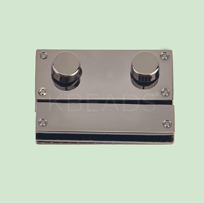 Zinc Alloy Twist Bag Lock Purse Catch Clasps PURS-WH20003-001B-1