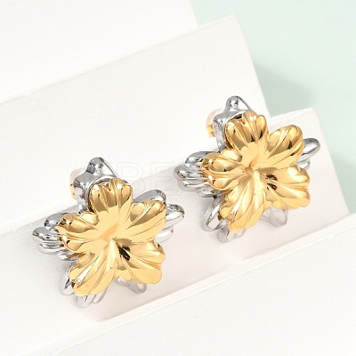 304 Stainless Steel Stud Earrings EJEW-U045-04B-GP-1