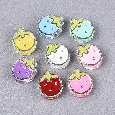 Transparent Acrylic Beads ACRC-T013-04-1